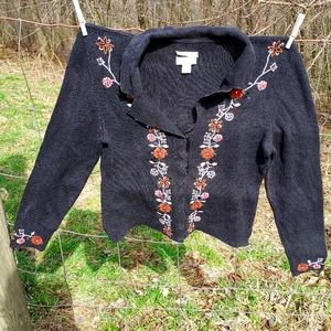 Christopher & Banks Embroidered Sweater